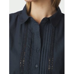  Neo Noir - Skjorte Lotte Poplin Shirt - Navy