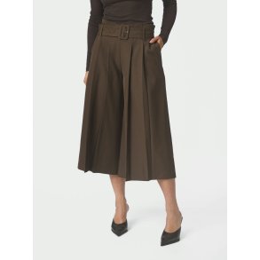 Neo Noir - Bukser Rilene Midi Pants - Dark Brown