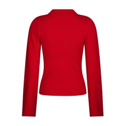 Neo Noir - Polo Fannya Solid Knit - Red