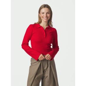 Neo Noir - Polo Fannya Solid Knit - Red