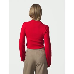 Neo Noir - Polo Fannya Solid Knit - Red