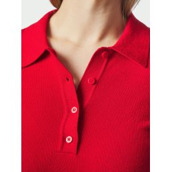 Neo Noir - Polo Fannya Solid Knit - Red