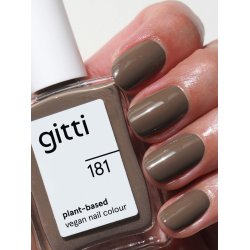 Gitti - Neglelak 181 - Dark Taupe, 15 ml