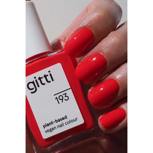 Gitti - Neglelak 193 - Power Red, 15 ml