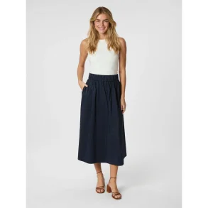 Neo Noir - Nederdel - Yara Poplin Skirt - Navy