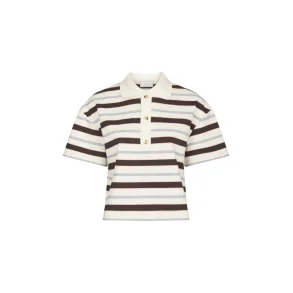  Neo Noir - Polo Tee Vennera Triple Stripe - Grey