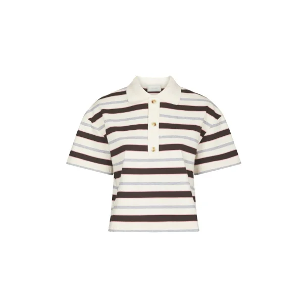  Neo Noir - Polo Tee Vennera Triple Stripe - Grey