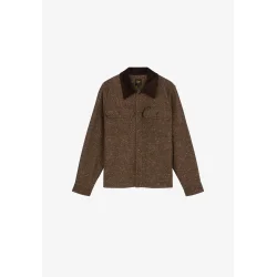 Lee - Jakke - Cord Collar Mix Jacket - Chocolate Torte