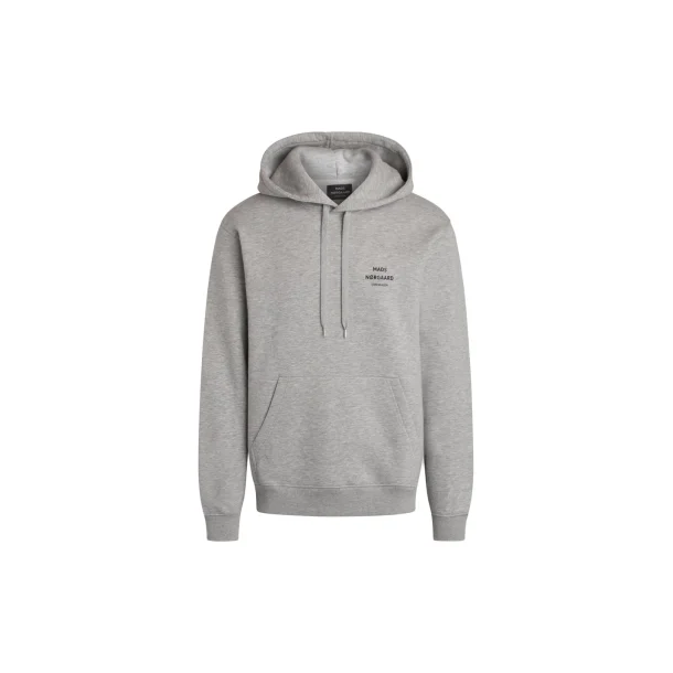 Mads Nrgaard - Hoodie Standard Logo Sweat - Grey Melange