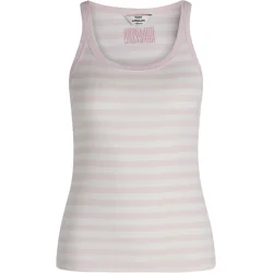 Mads Nrgaard - Top - 2x2 Cotton Stripe Carry Top -  Blushing Bride/Cloud Dancer