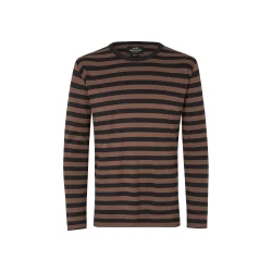 Mads N�rgaard - Bluse Midi Rib Tobias - Cub/Meteroite