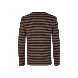 Mads N�rgaard - Bluse Midi Rib Tobias - Cub/Meteroite