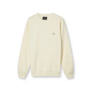 Mads Nrgaard - Standard Crew Logo Sweat- Vanilla ice