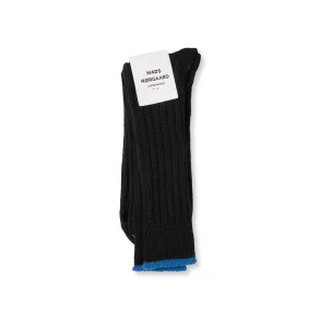 Mads Nrgaard - Sokker Woolen Carl Socks - Black