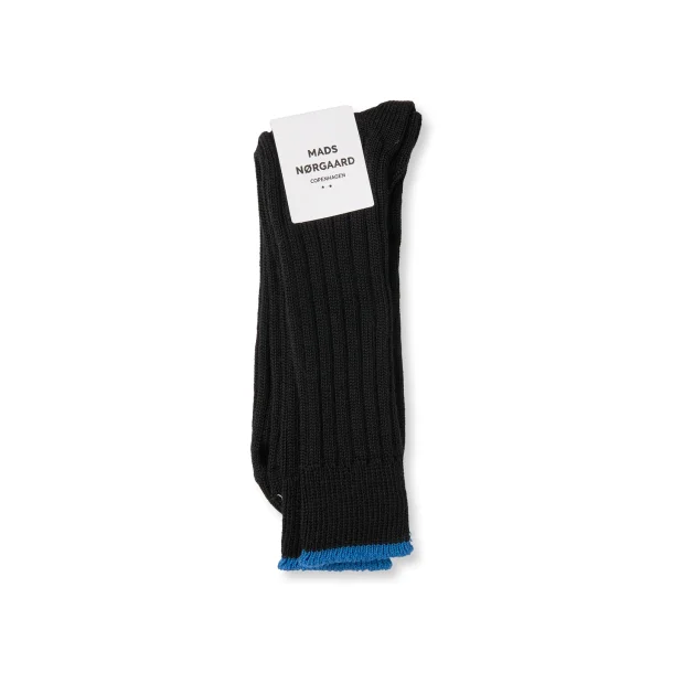 Mads Nrgaard - Sokker Woolen Carl Socks - Black