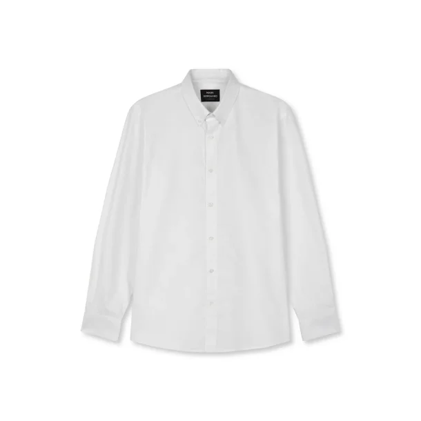 Mads N�rgaard - Skjorte Sawsett Oxford - White