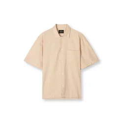 Mads Nrgaard - Skjorte Grida Cotton Victor Shirt - Vanilla Ice