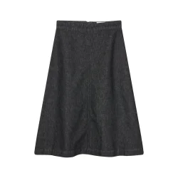 Mads Nrgaard - Dark Denim Stellar Skirt - Black