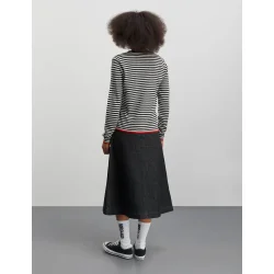 Mads Nrgaard - Dark Denim Stellar Skirt - Black