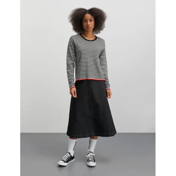 Mads Nrgaard - Dark Denim Stellar Skirt - Black