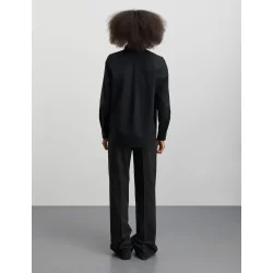 Mads Nrgaard - Bukser Fulva Nicky Pants - Dark Grey Melange