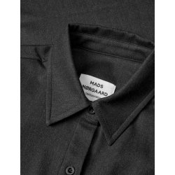 Mads Nrgaard - Skjorte Fulva Nicky Shirt - Dark Grey Melange