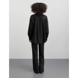 Mads Nrgaard - Skjorte Fulva Nicky Shirt - Dark Grey Melange