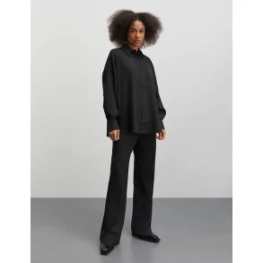 Mads Nrgaard - Skjorte Fulva Nicky Shirt - Dark Grey Melange