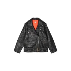 Mads Nrgard - Patch Leather Berline Jacket - Black