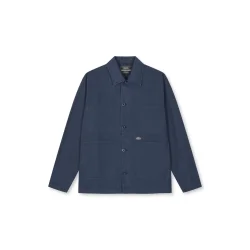 Mads Nrgaard - Fine Twill Core Jacket - Midtnight Navy