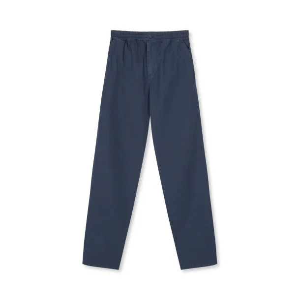 Mads Nrgaard - Bukser Fine Twill Hektor Pants - Midtnight Navy