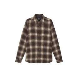Mads Nrgaard - Overshirt Soft Wool Noah - Desert Palm Check