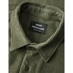 Mads Nrgaard - Overshirt Classic Cord Malte Shirt - Duck Green