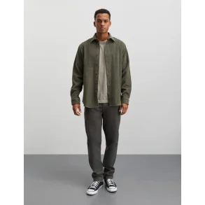 Mads Nrgaard - Overshirt Classic Cord Malte Shirt - Duck Green