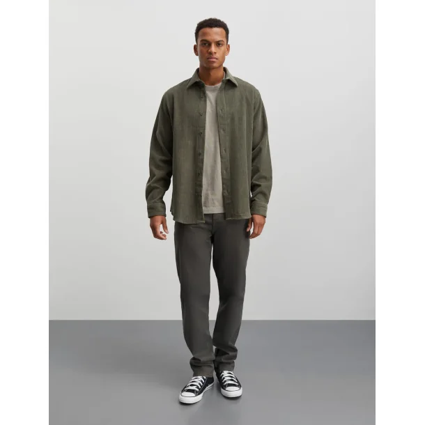 Mads Nrgaard - Overshirt Classic Cord Malte Shirt - Duck Green