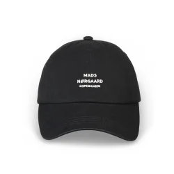 Mads Nrgaard - Kasket - Soft Twill Cash Cap - Black