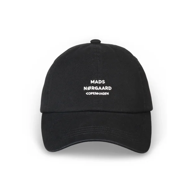 Mads Nrgaard - Kasket - Soft Twill Cash Cap - Black