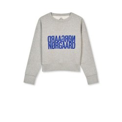 Mads Nrgaard - Organic Sweat Tilvina - Mid Grey Mel