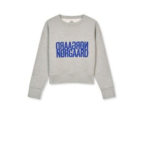 Mads Nrgaard - Organic Sweat Tilvina - Mid Grey Mel
