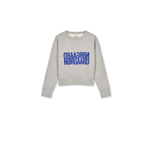 Mads Nrgaard - Organic Sweat Tilvina - Mid Grey Mel
