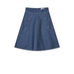 Mads Nrgaard - Nederdel Stelly - Dark Blue Denim