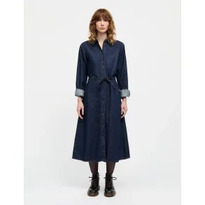 Mads Nrgaard - Kjole - Cosy Denim Svanil Dress - Dark Indigo