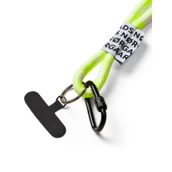 Mads Nrgaard - Keyhanger - Snow White/Safety Yellow