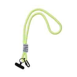 Mads Nrgaard - Keyhanger - Snow White/Safety Yellow
