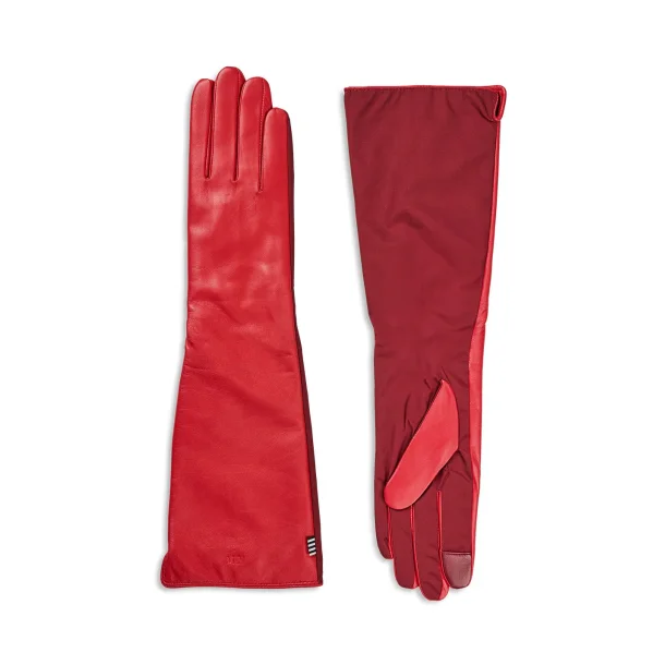 Mads Nrgaard - Hansker - Tian Ace Long Leather - High Risk Red