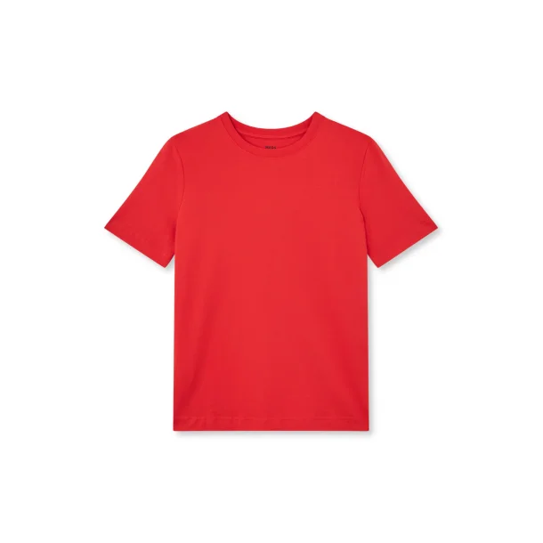 Mads N�rgaard - T-shirt Cotton Jersey Jess Tee FAV - Fiery Red
