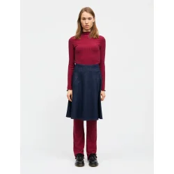Mads Nrgaard - Nederdel - Cosy Denim Stelly Skirt - Dark Indigo