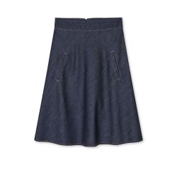Mads Nrgaard - Nederdel - Cosy Denim Stelly Skirt - Dark Indigo