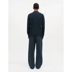 Mads N�rgaard - Classy Brando Polo Knit - Sky Captain
