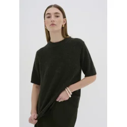 My Essential Wardrobe - Tammie Knit Pullover SS - Rosin Melange